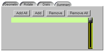 Summary Panel